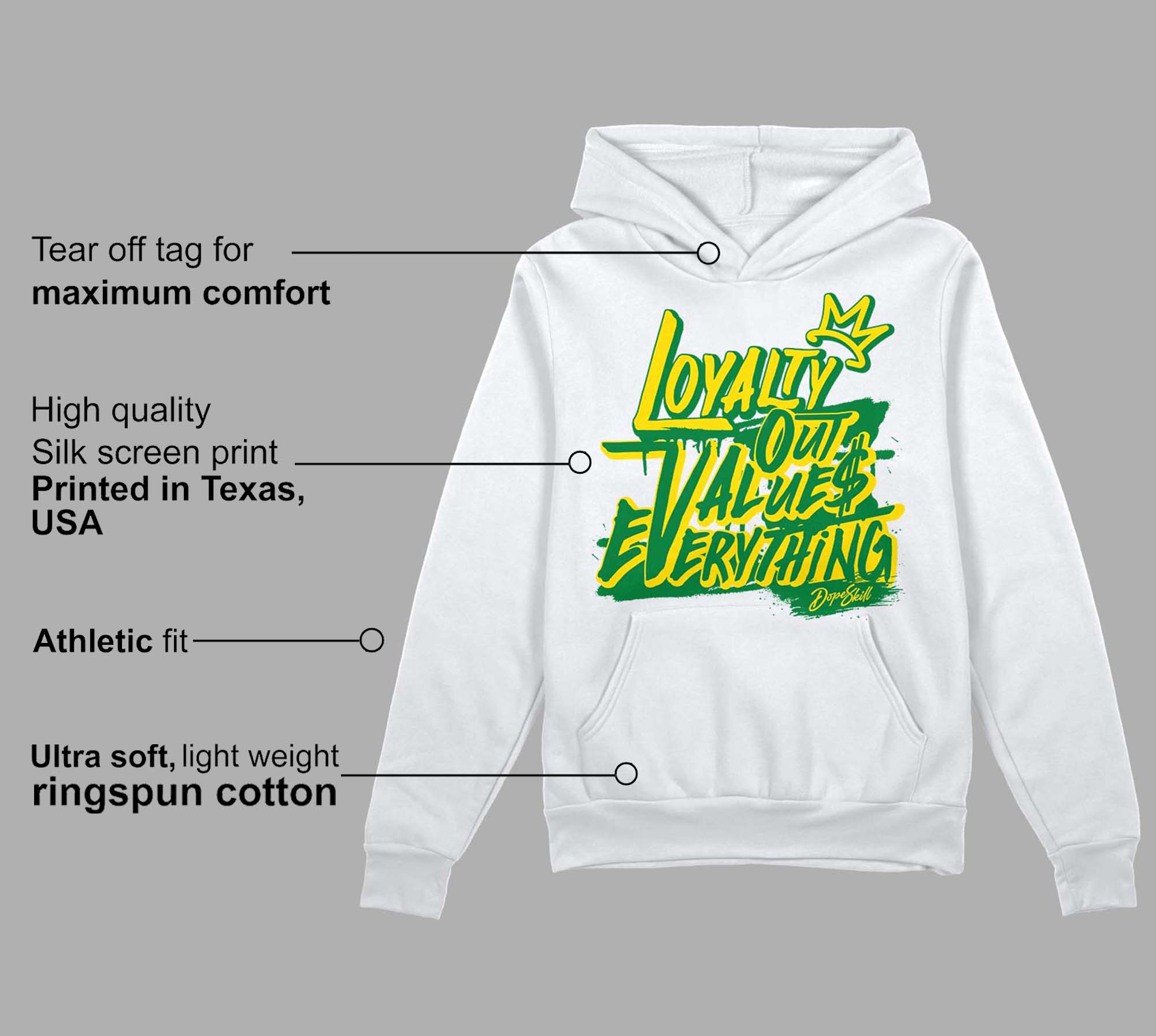 Dunk Low Reverse Brazil superstreetwear Hoodie Sweatshirt LOVE Graphic