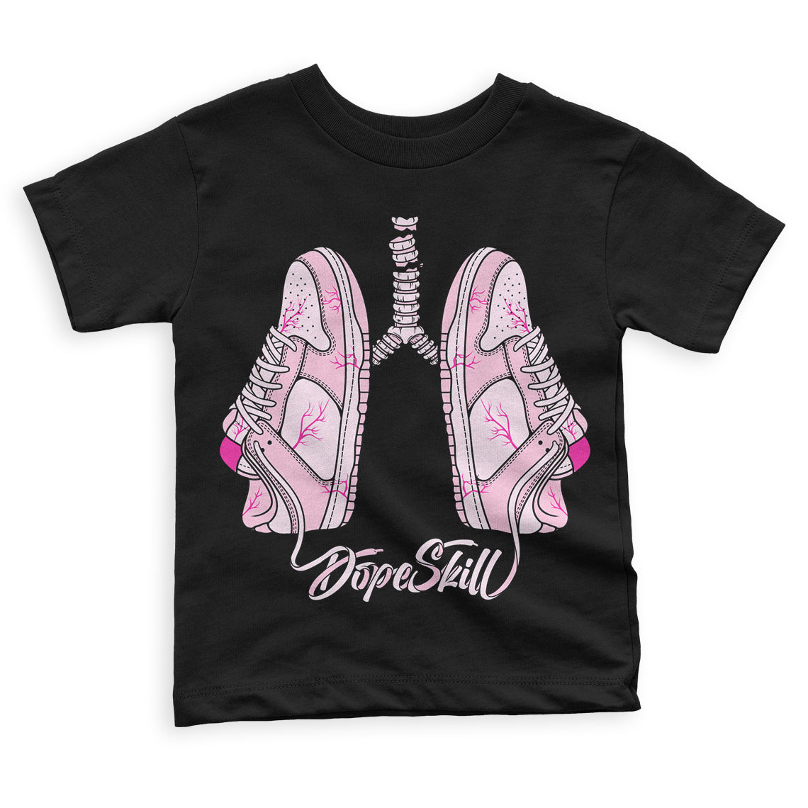 Triple Pink Dunk Low superstreetwear Toddler Kids T-shirt Breathe Graphic