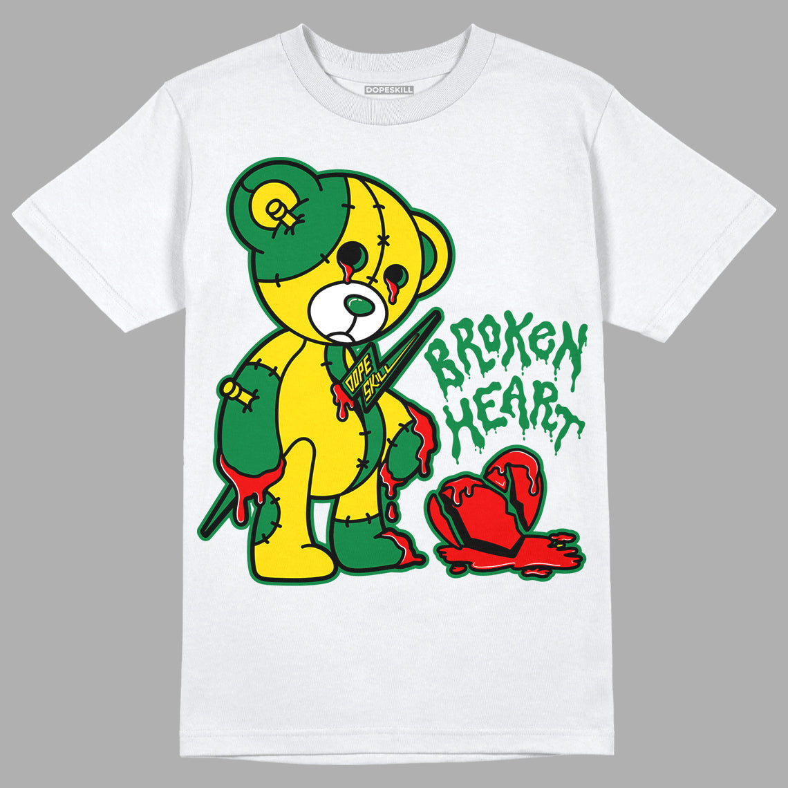 Dunk Low Reverse Brazil superstreetwear T-Shirt Broken Heart Graphic