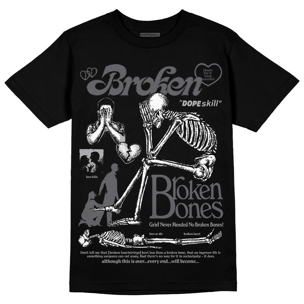 Wet Cement 4s superstreetwear T-Shirt Broken Bones Graphic