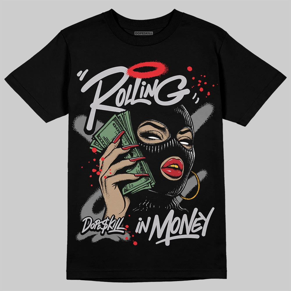 Grey Collection superstreetwear T-Shirt Rolling in Money Graphic