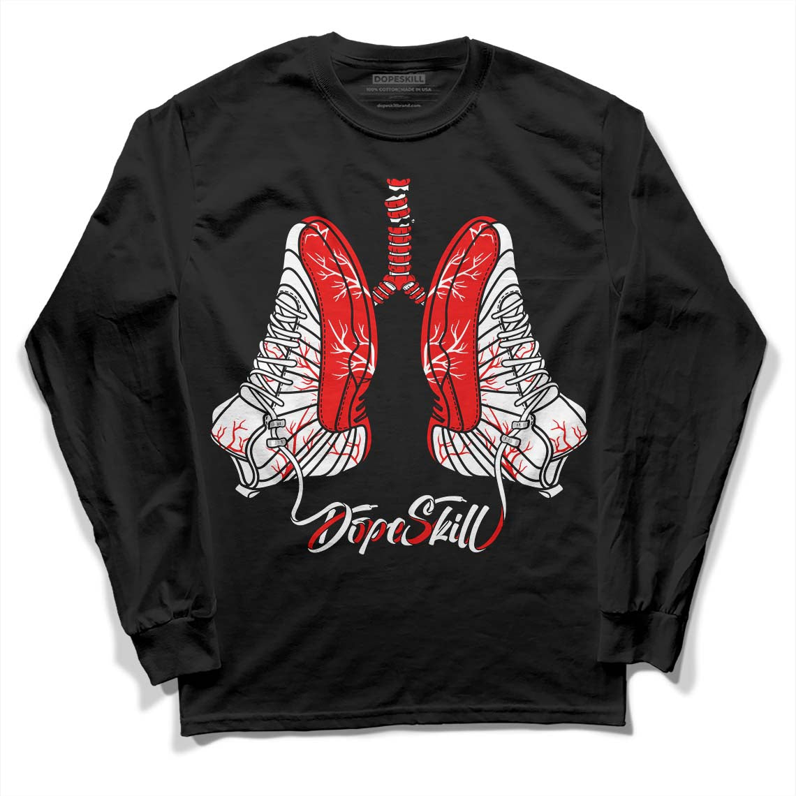 Cherry 12s superstreetwear Long Sleeve T-Shirt Breathe Graphic
