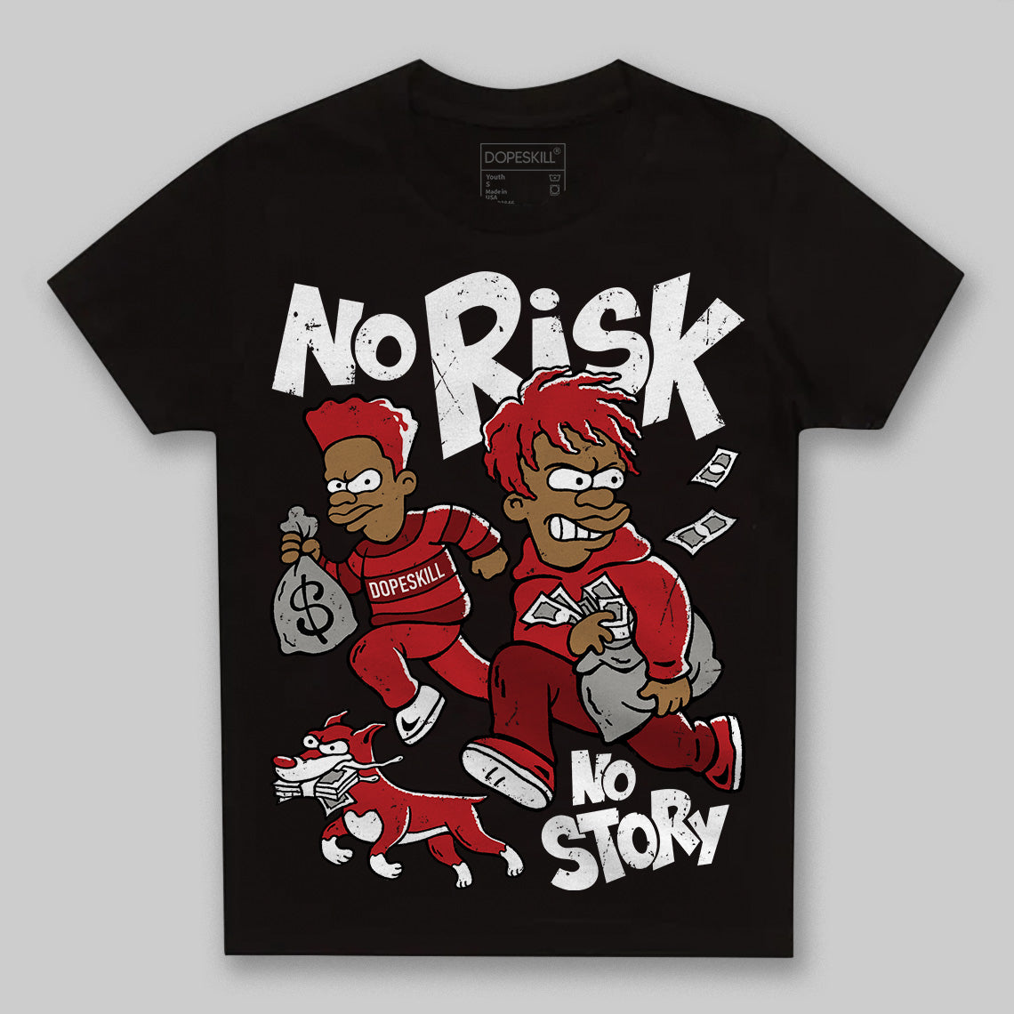 Flu Game 12s superstreetwear Toddler Kids T-shirt No Risk No Story Graphic
