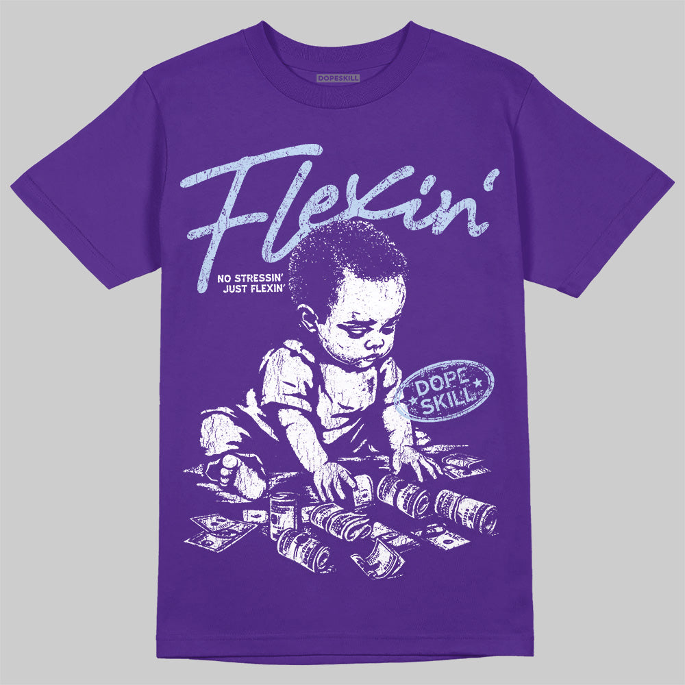 Grape 5s superstreetwear T-Shirt Flexin' Graphic