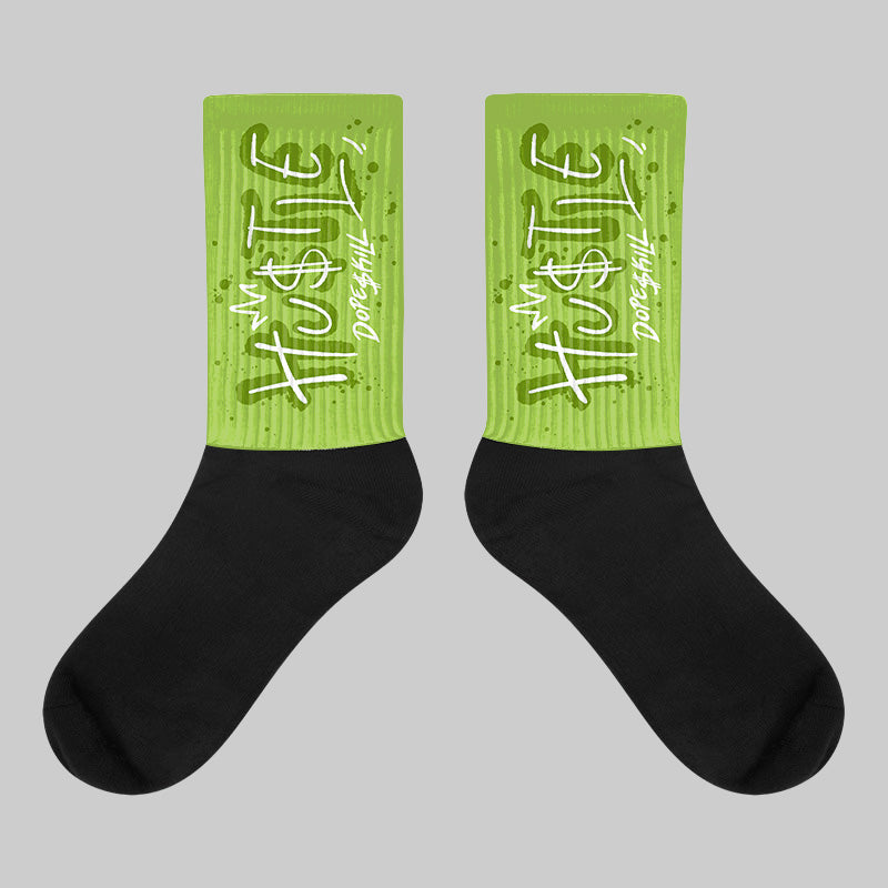 Dunk 'Chlorophyll' superstreetwear Sublimated Socks Hustle Graphic
