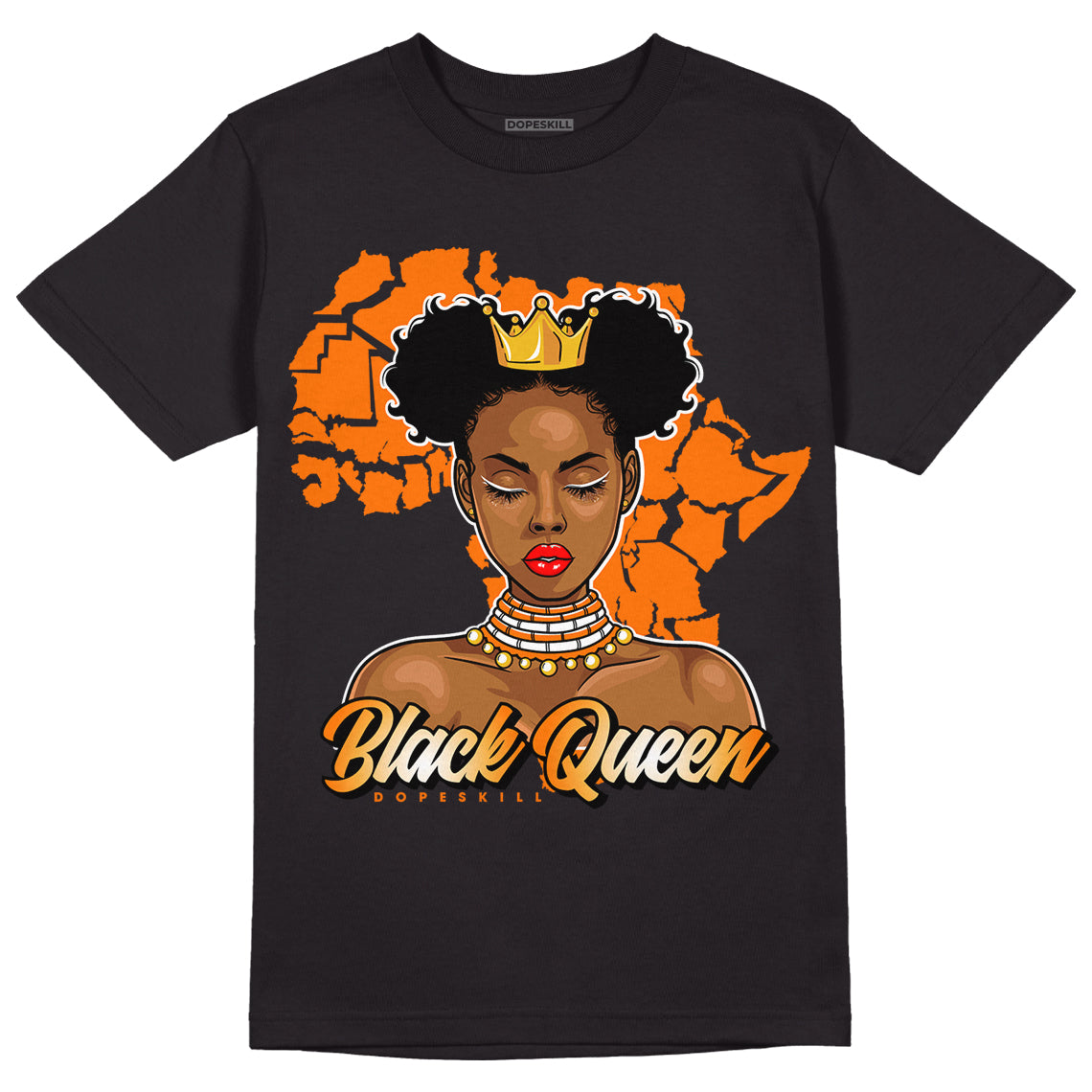 Dunk Low Magma Orange superstreetwear T-Shirt Black Queen Graphic