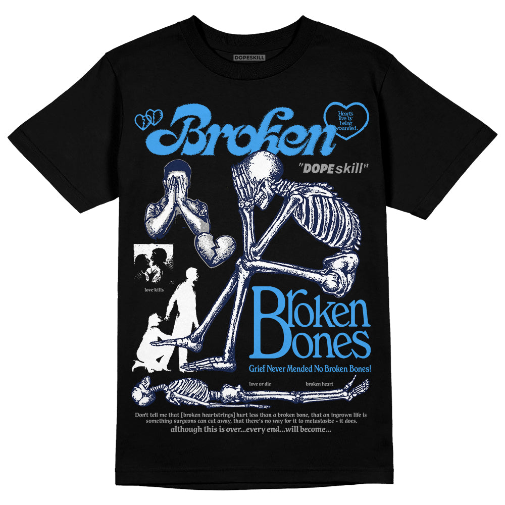 AJ Spizike White Obsidian superstreetwear T-Shirt Broken Bones Graphic