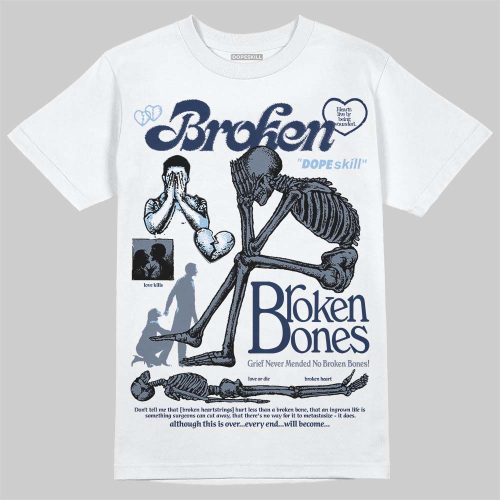 9060 Grey Day superstreetwear T-Shirt Broken Bones Graphic