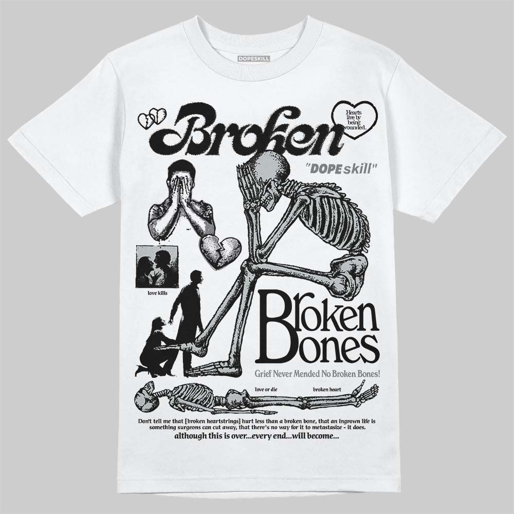 Wolf Grey 12s superstreetwear T-Shirt Broken Bones Graphic