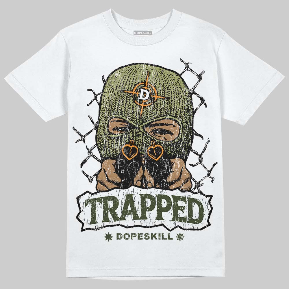 Olive Collection superstreetwear T-Shirt New Trapped Graphic