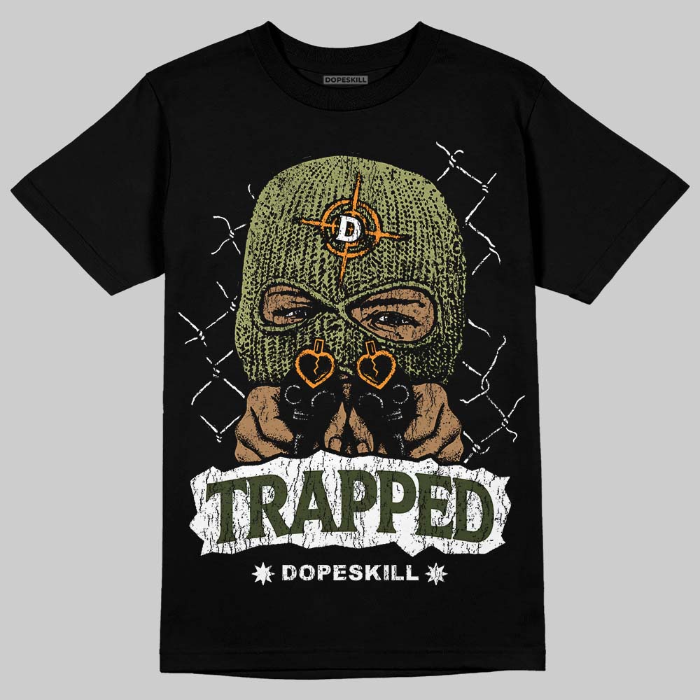 Olive Collection superstreetwear T-Shirt New Trapped Graphic