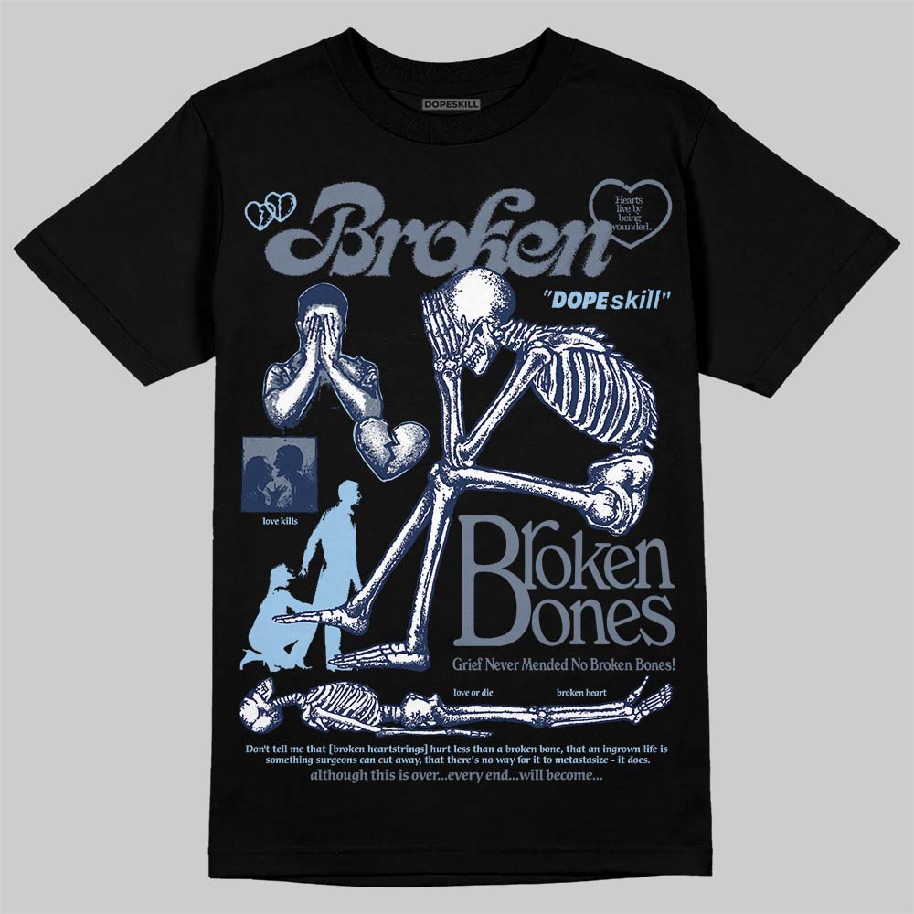 9060 Grey Day superstreetwear T-Shirt Broken Bones Graphic