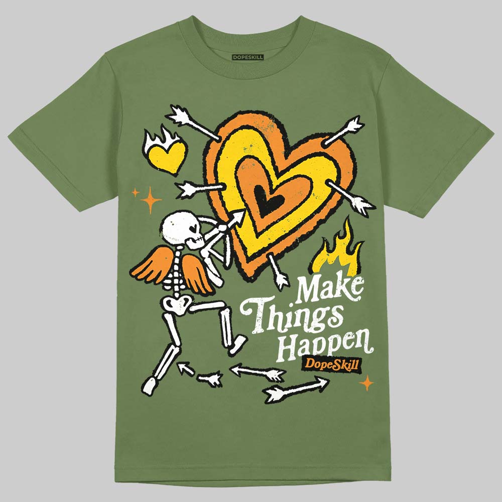 Olive Collection superstreetwear T-Shirt Make Things Happen Graphic