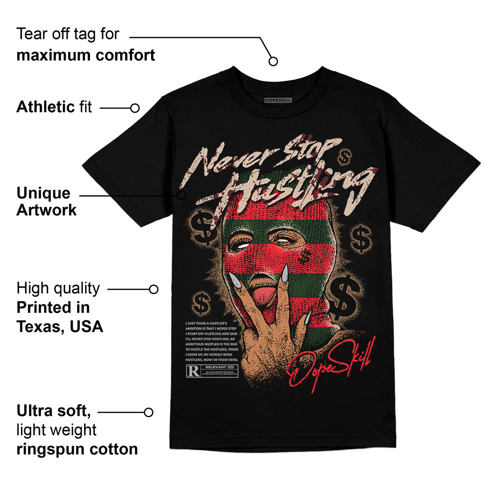 Dunk Freddy Krueger superstreetwear T-Shirt Never Stop Hustling Graphic