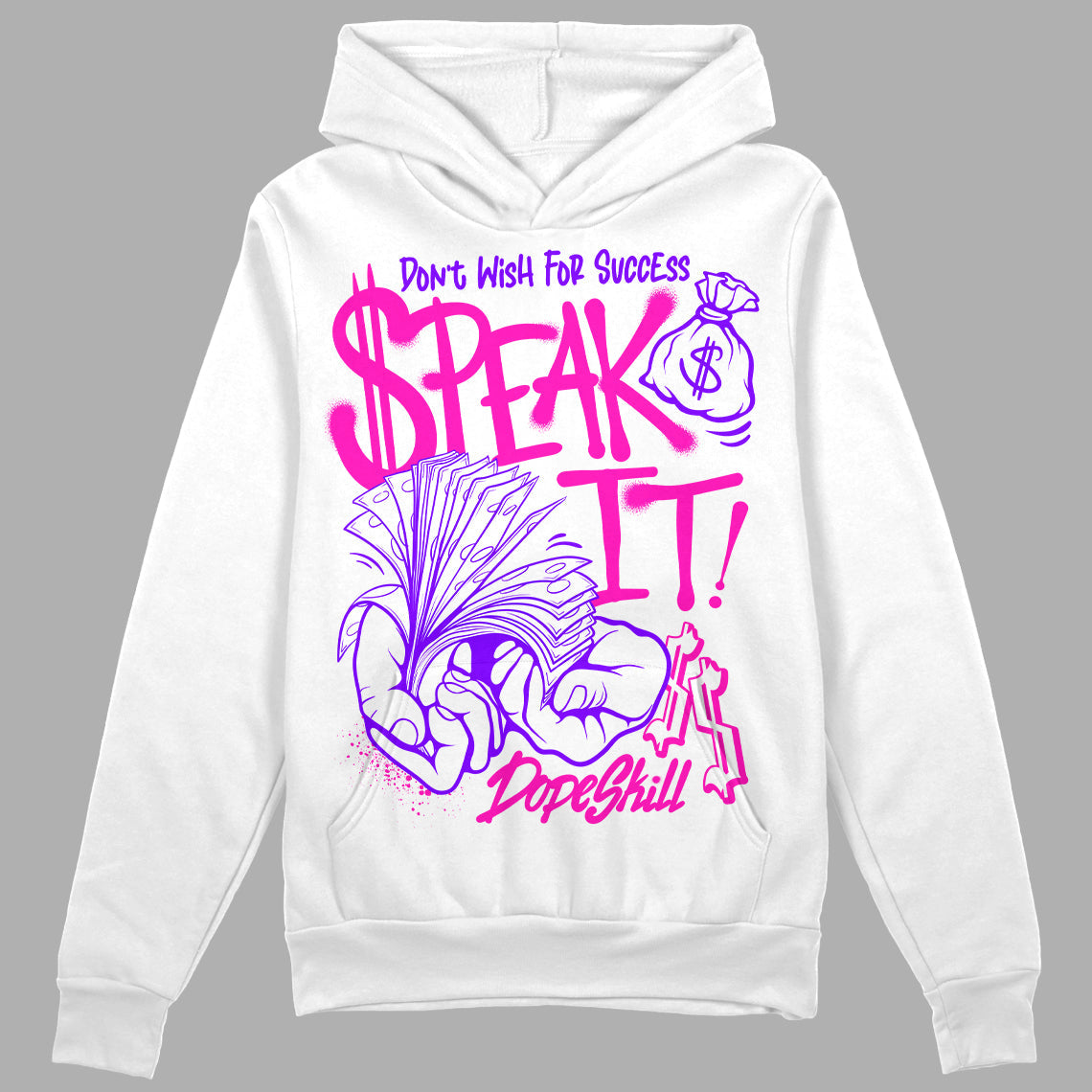 Dunk Active Fuchsia superstreetwear Hoodie Sweatshirt Speak It Graphic