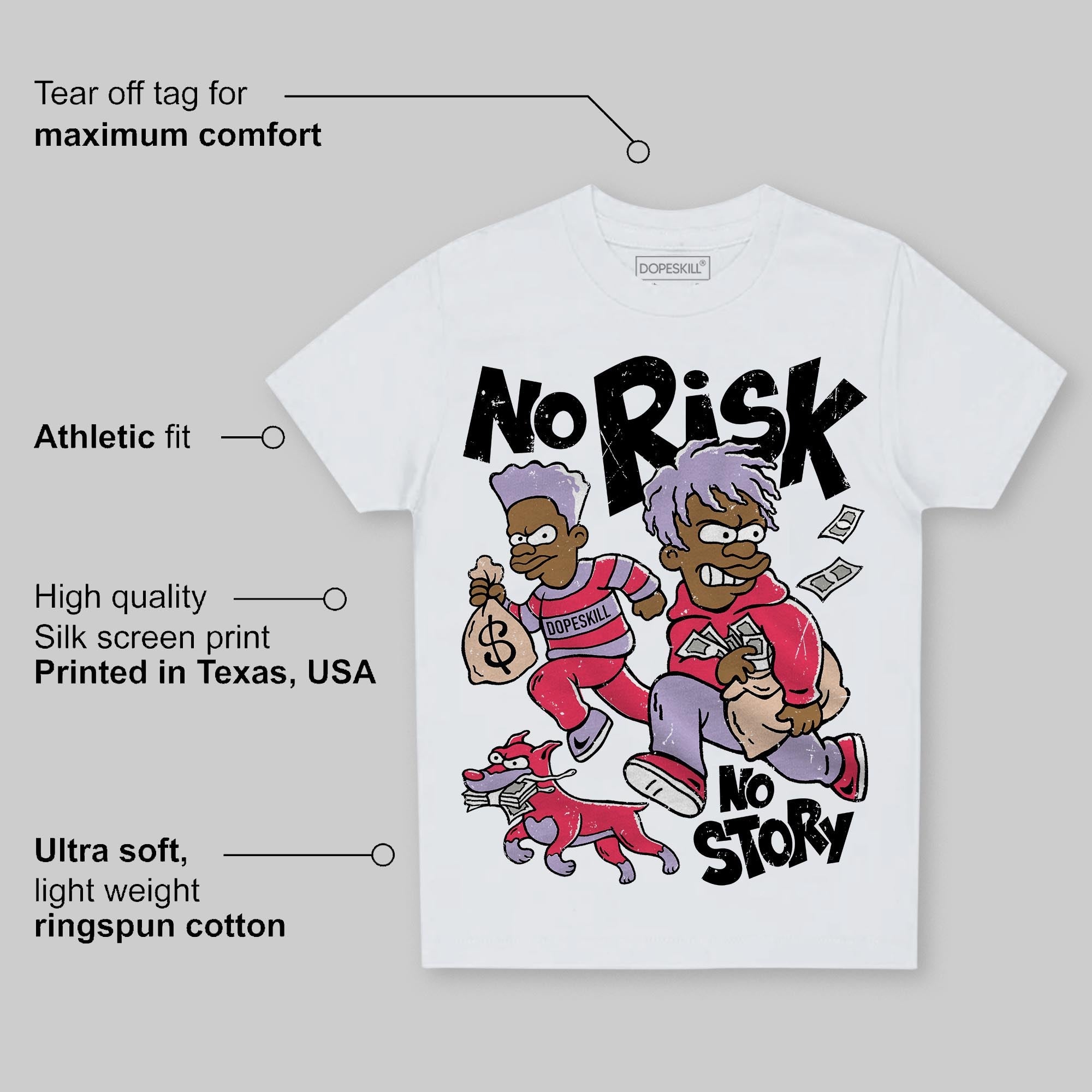 Peanut Butter Jelly 5s superstreetwear Toddler Kids T-shirt No Risk No Story Graphic