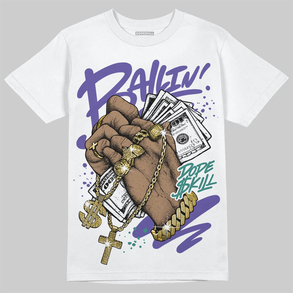 Grape 5s superstreetwear T-Shirt Always Ballin' Graphic