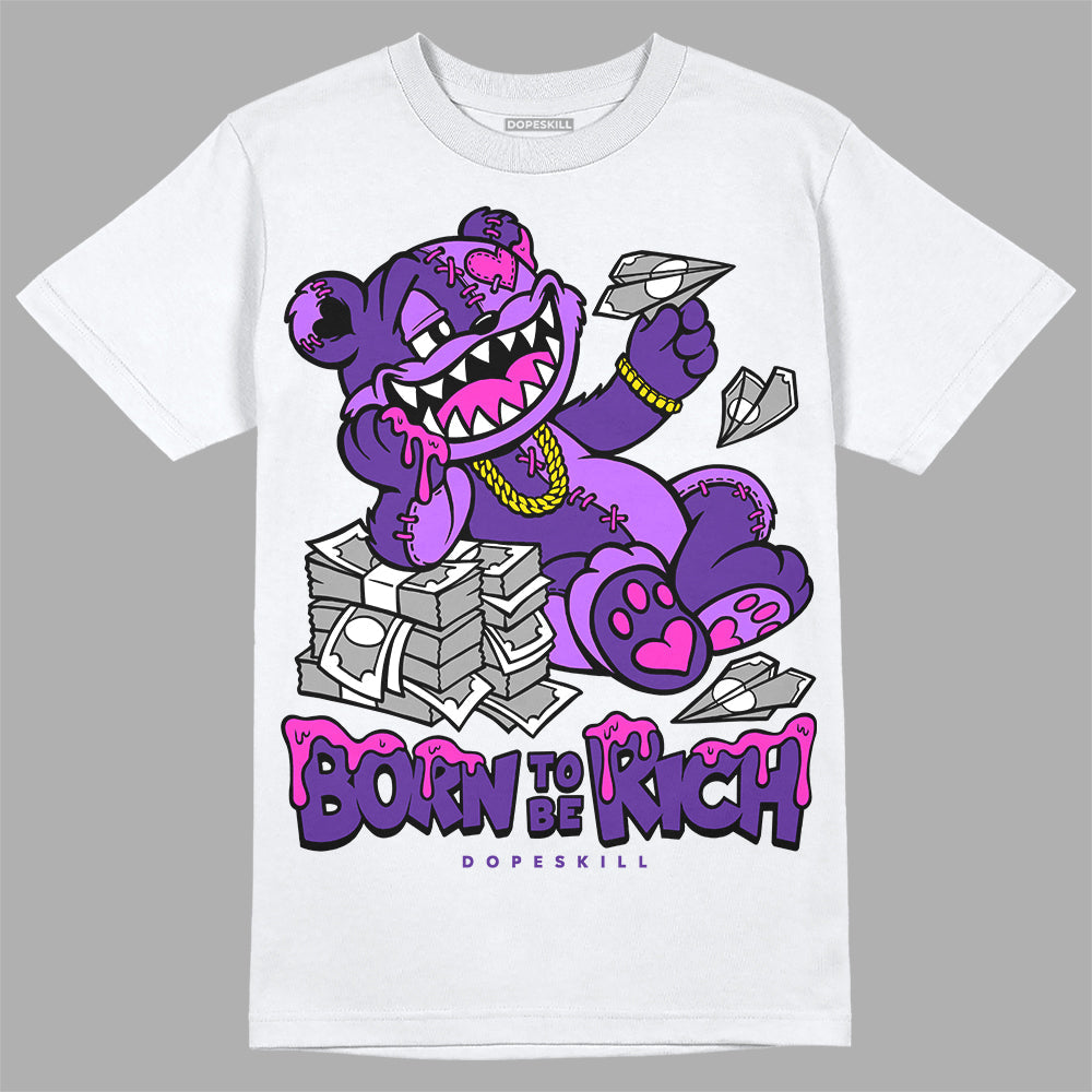 PURPLE Collection superstreetwear T-Shirt Born To Be Rich Graphic