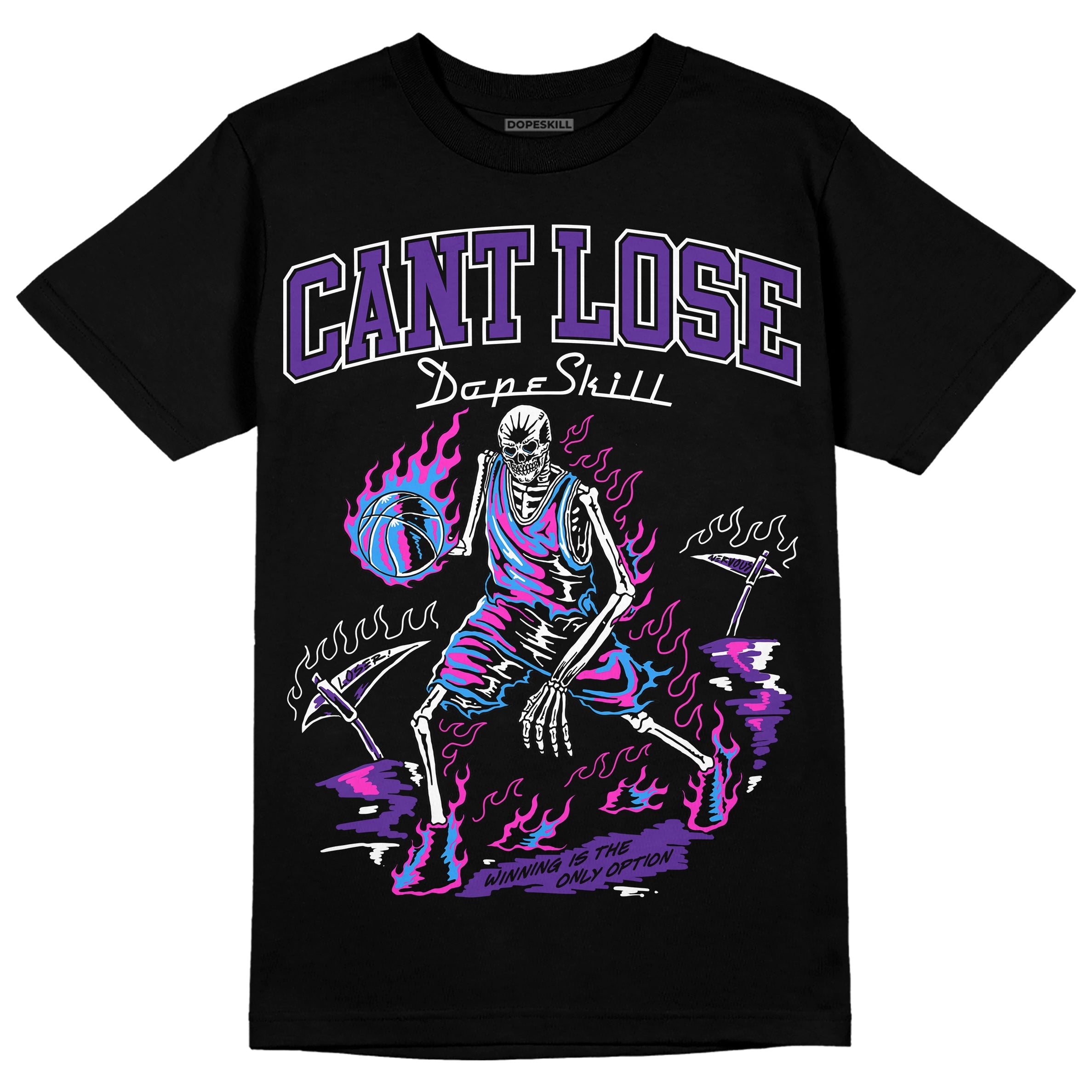 PURPLE Collection superstreetwear T-Shirt Cant Lose Graphic