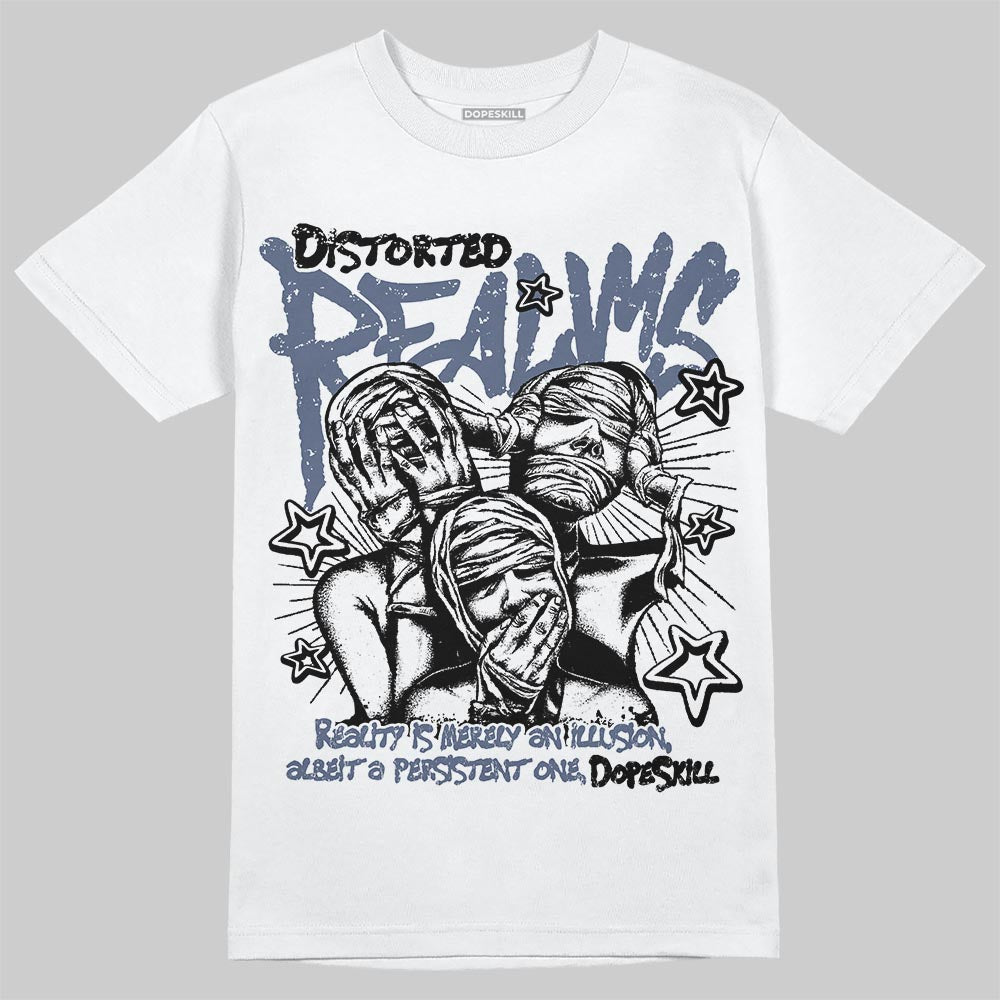 Diffused Blue 11s superstreetwear T-Shirt Distorted Realms Graphic