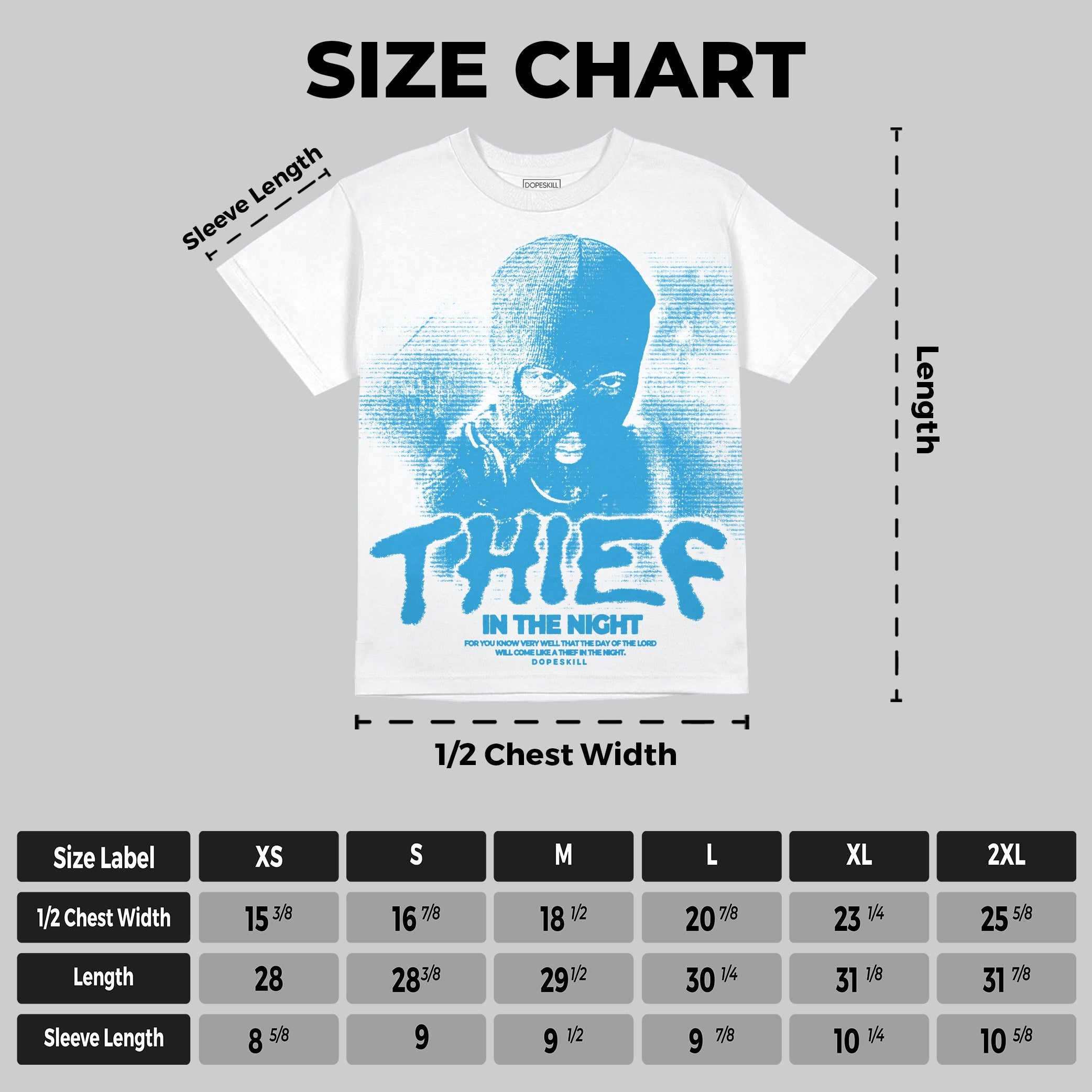 Military Blue 4s superstreetwear Oversize Print T-Shirt Thief In The Night Graphic