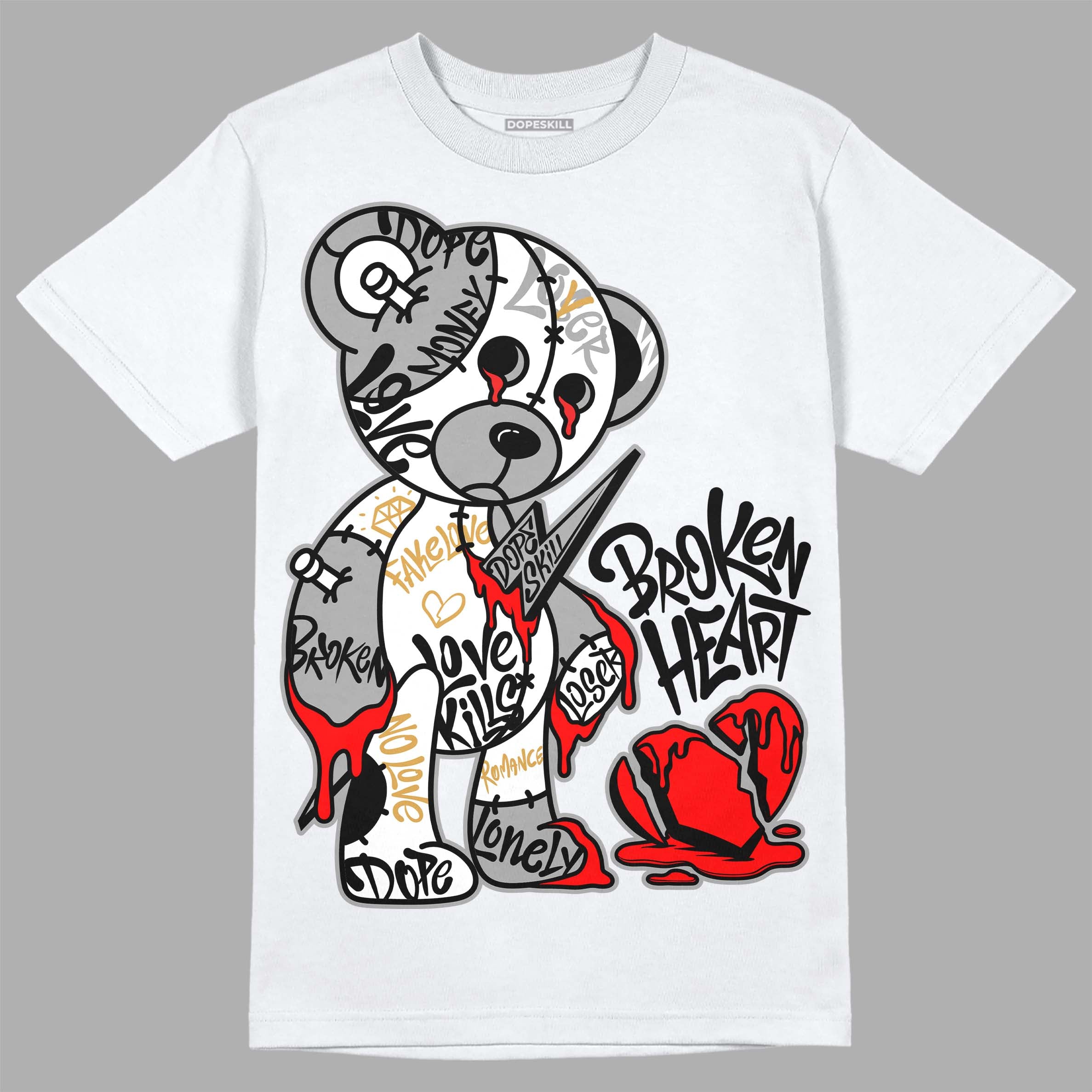 Gratitude 11s superstreetwear T-Shirt Broken Heart Graphic