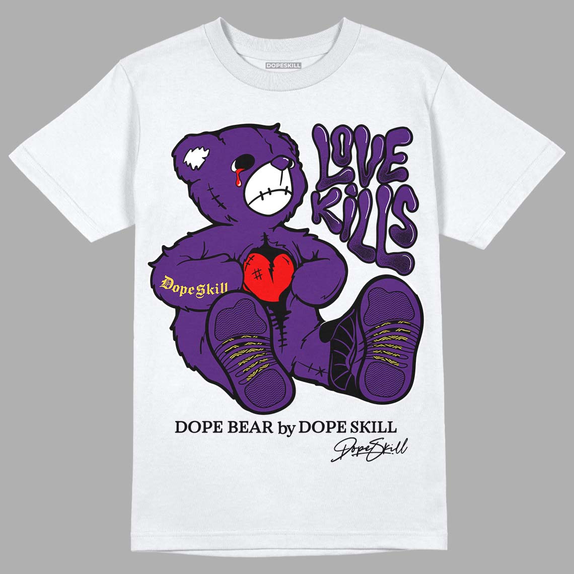 Field Purple 12s superstreetwear T-Shirt Love Kills Graphic
