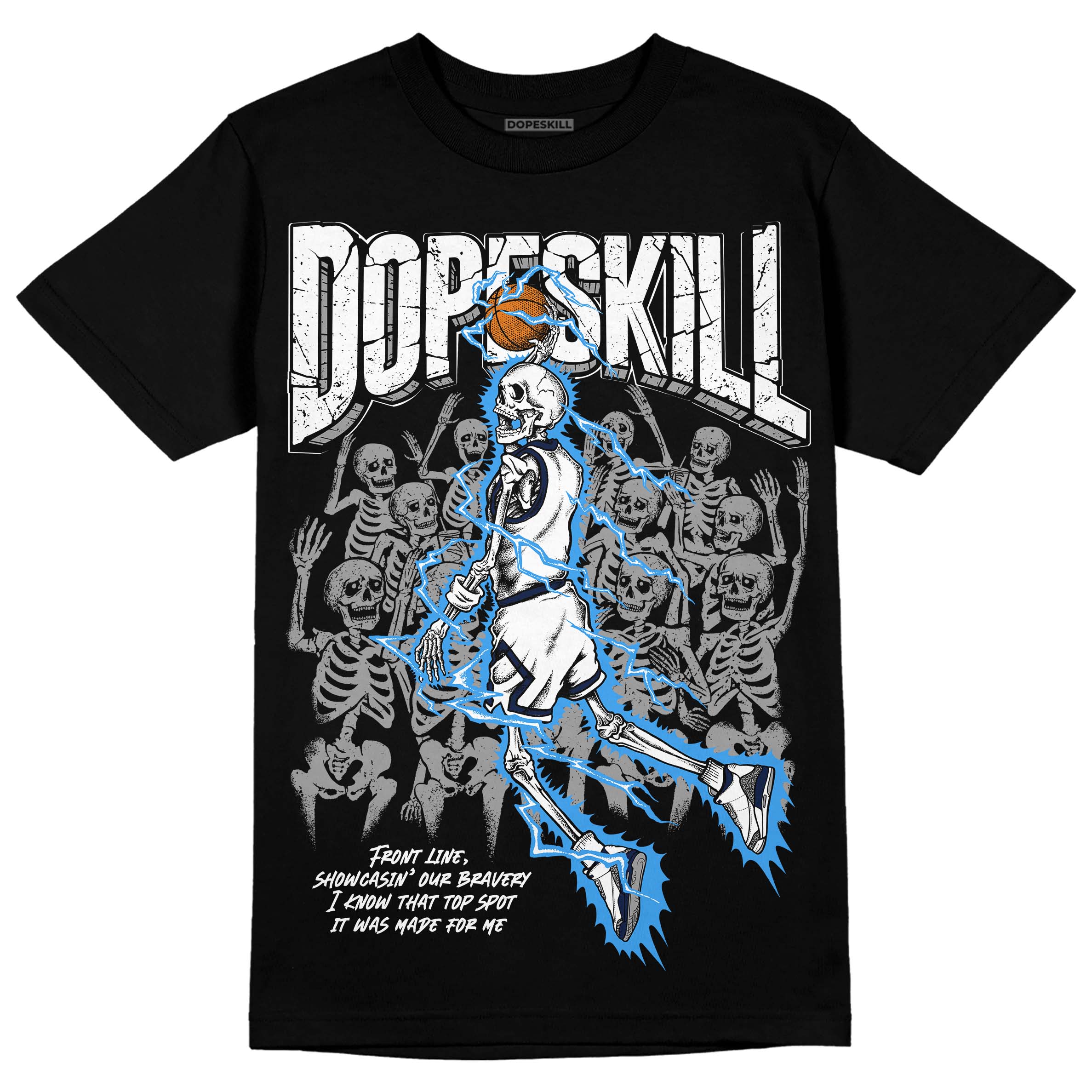 Midnight Navy 3s superstreetwear T-Shirt Thunder Dunk Graphic