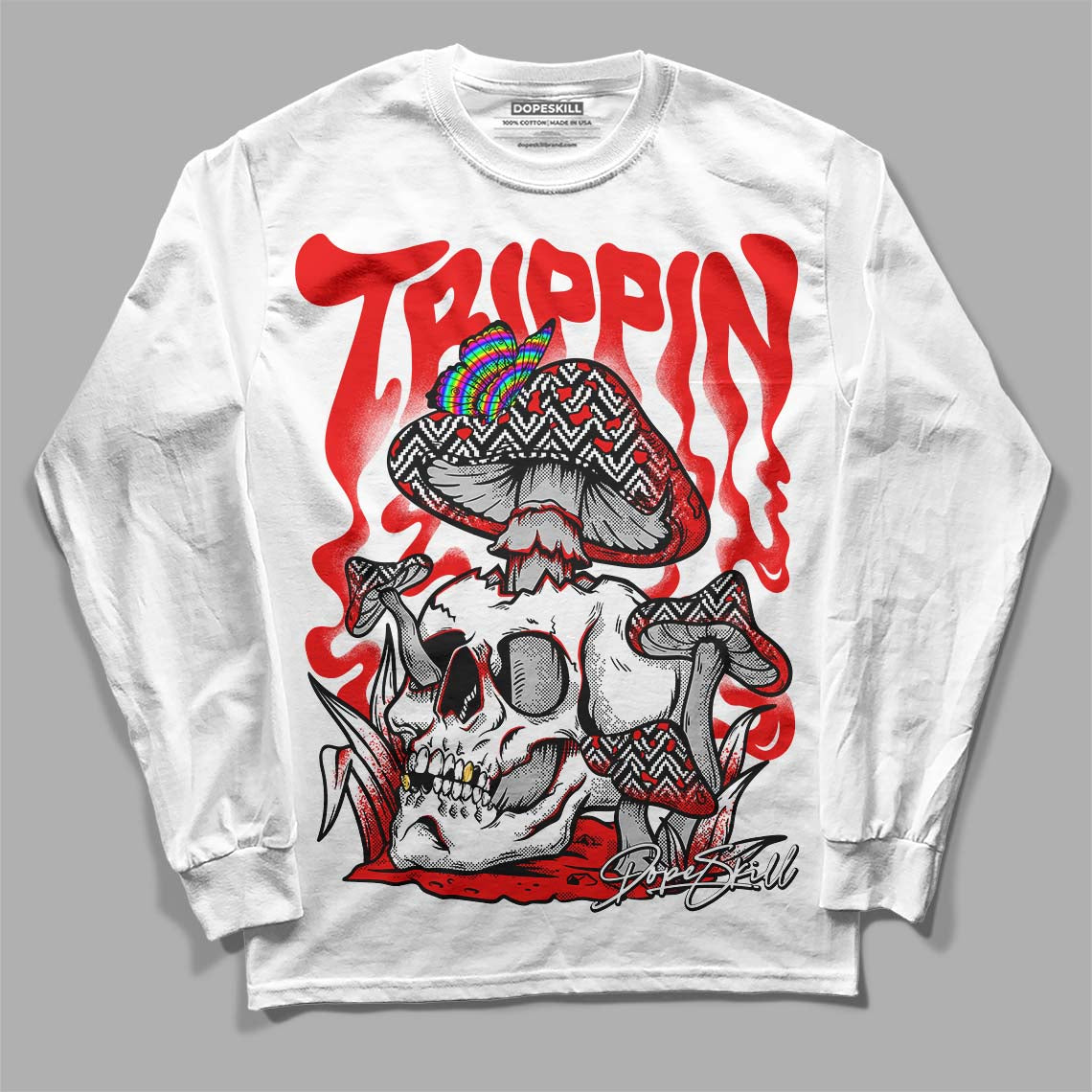 Cherry 12s superstreetwear Long Sleeve T-Shirt Trippin Graphic