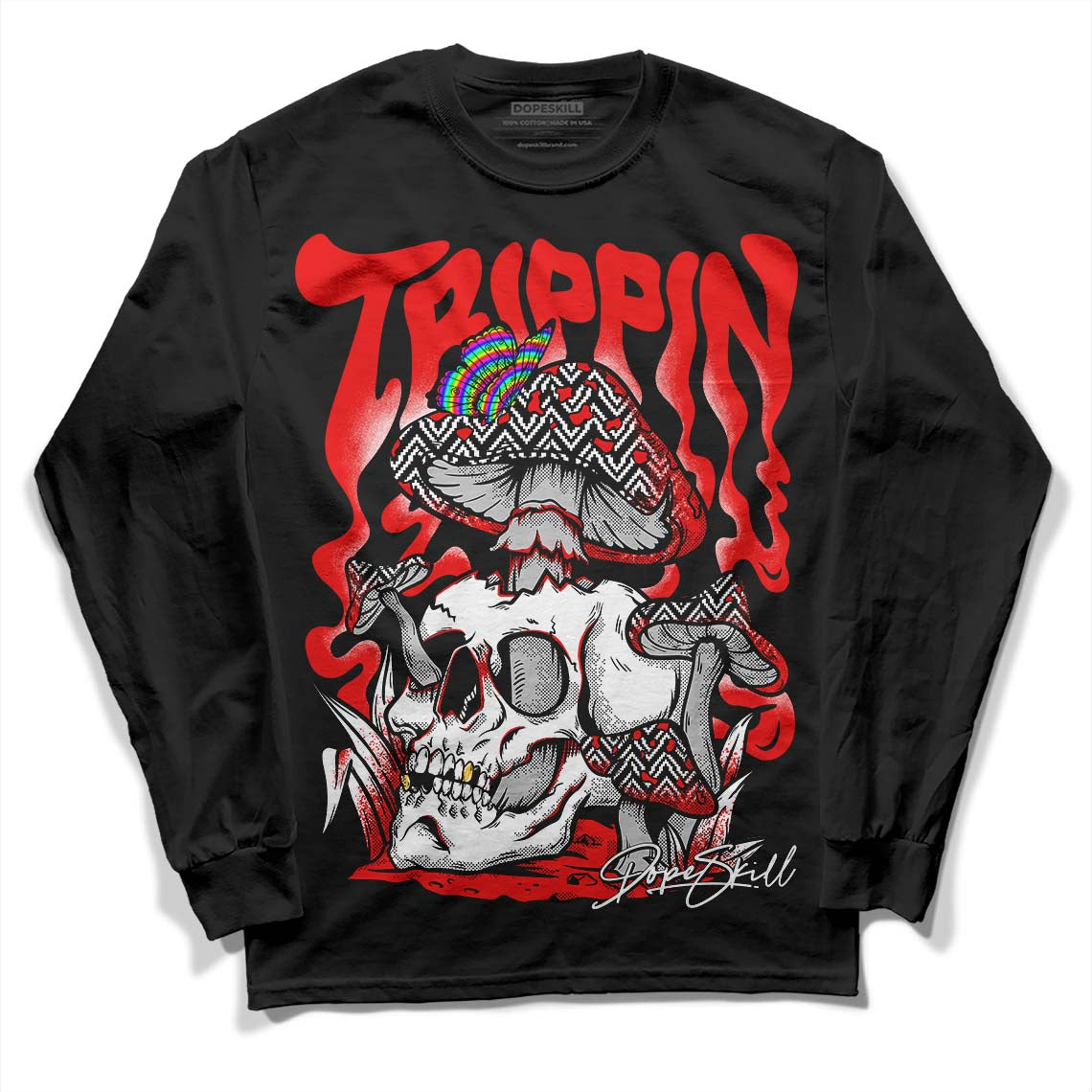 Cherry 12s superstreetwear Long Sleeve T-Shirt Trippin Graphic