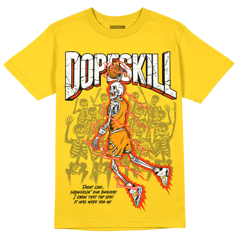 Yellow Ochre 6s superstreetwear Yellow T-shirt Thunder Dunk Graphic