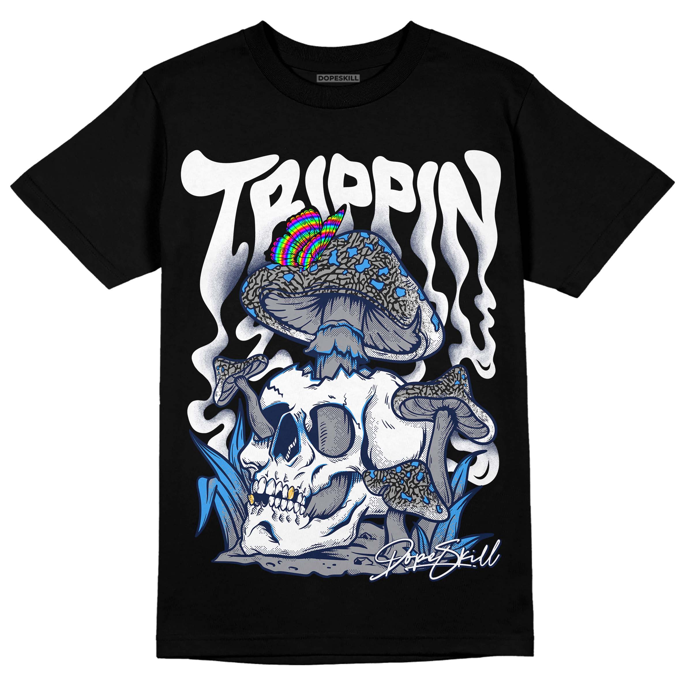 Midnight Navy 3s superstreetwear T-Shirt Trippin Graphic