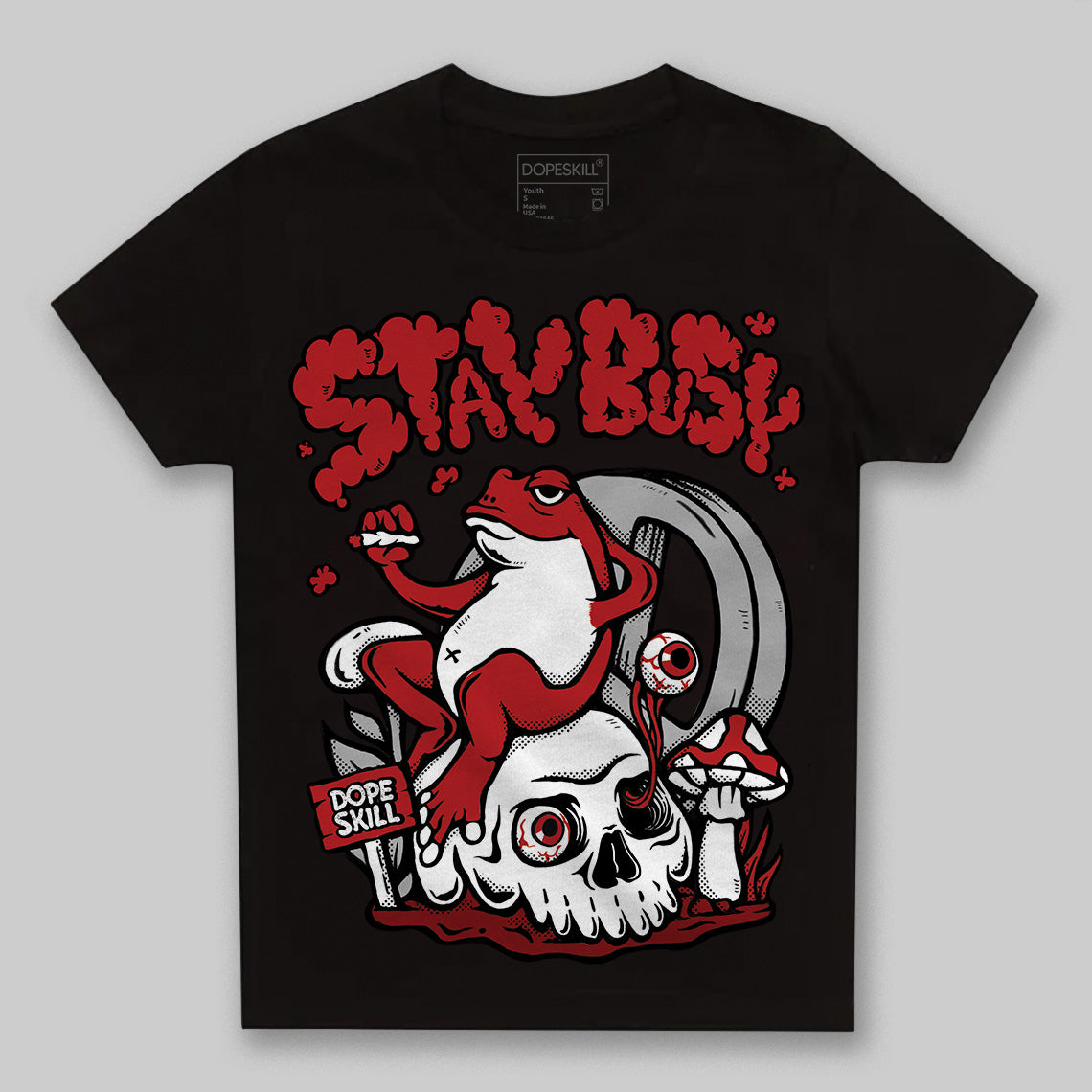Flu Game 12s superstreetwear Toddler Kids T-shirt Stay Busy Graphic