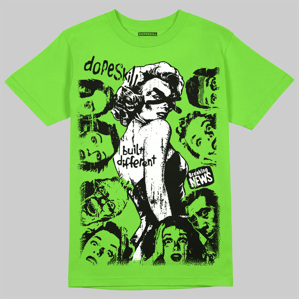 Neon Green Collection superstreetwear T-Shirt Built Different Graphic