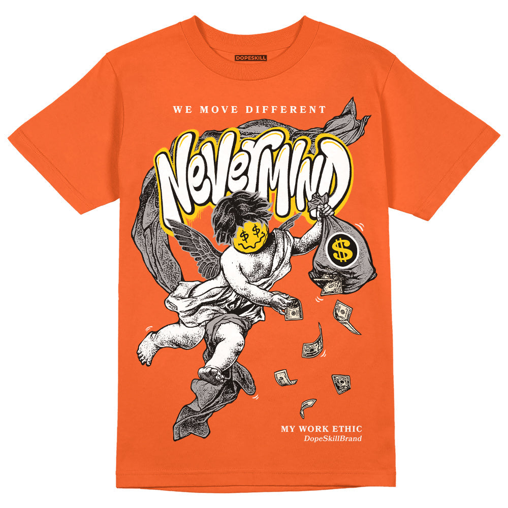 Georgia Peach 3s superstreetwear Orange T-shirt Nevermind Graphic