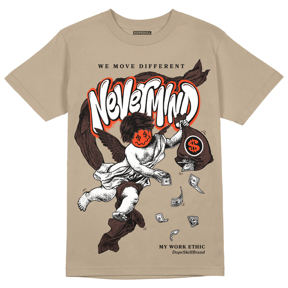 Latte 1s superstreetwear Medium Brown T-shirt Nevermind Graphic