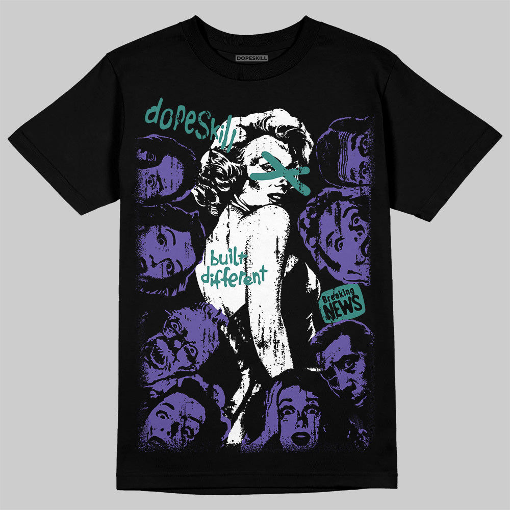 Grape 5s superstreetwear T-Shirt Built Different Graphic