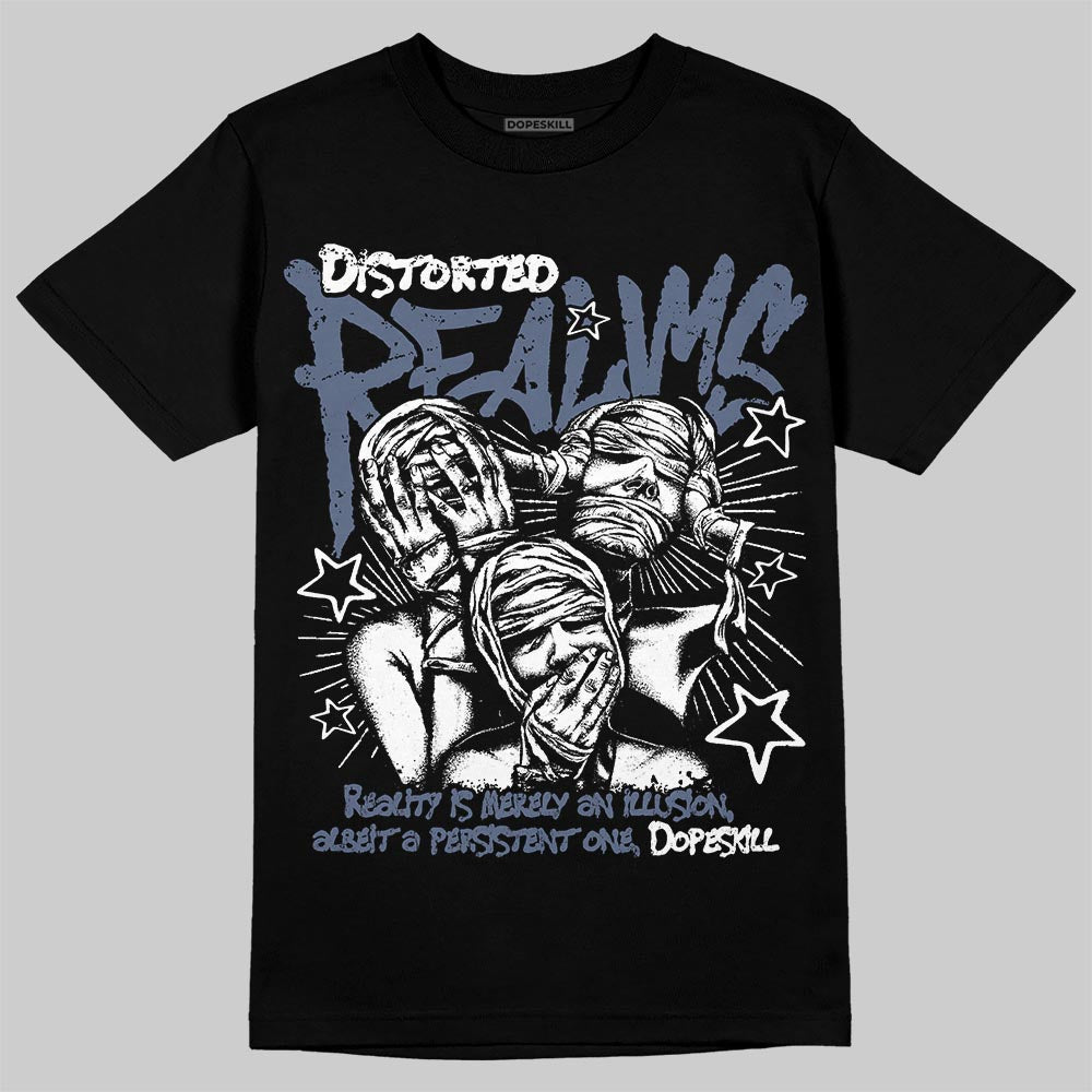Diffused Blue 11s superstreetwear T-Shirt Distorted Realms Graphic