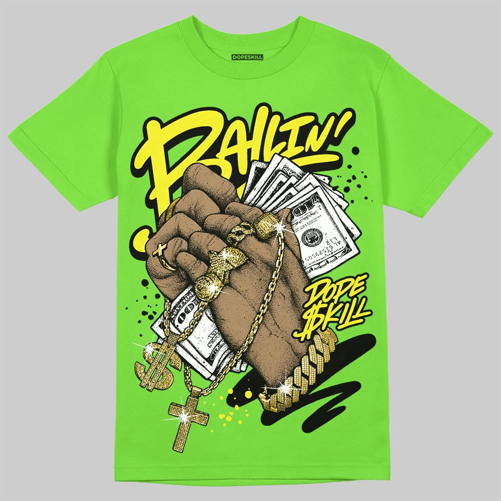 Neon Green Collection superstreetwear T-Shirt Always Ballin' Graphic