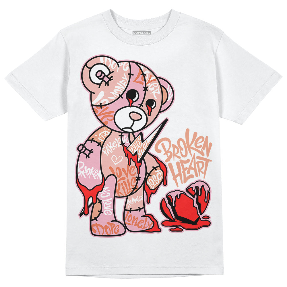 Legend Pink 11s superstreetwear T-Shirt Broken Heart Graphic