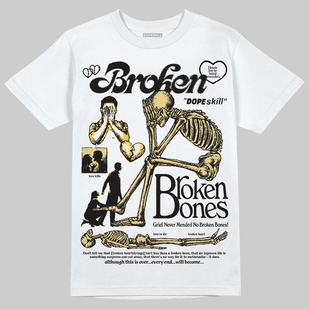 Quai 54 x Tour Yellow Black 1s superstreetwear T-Shirt Broken Bones Graphic
