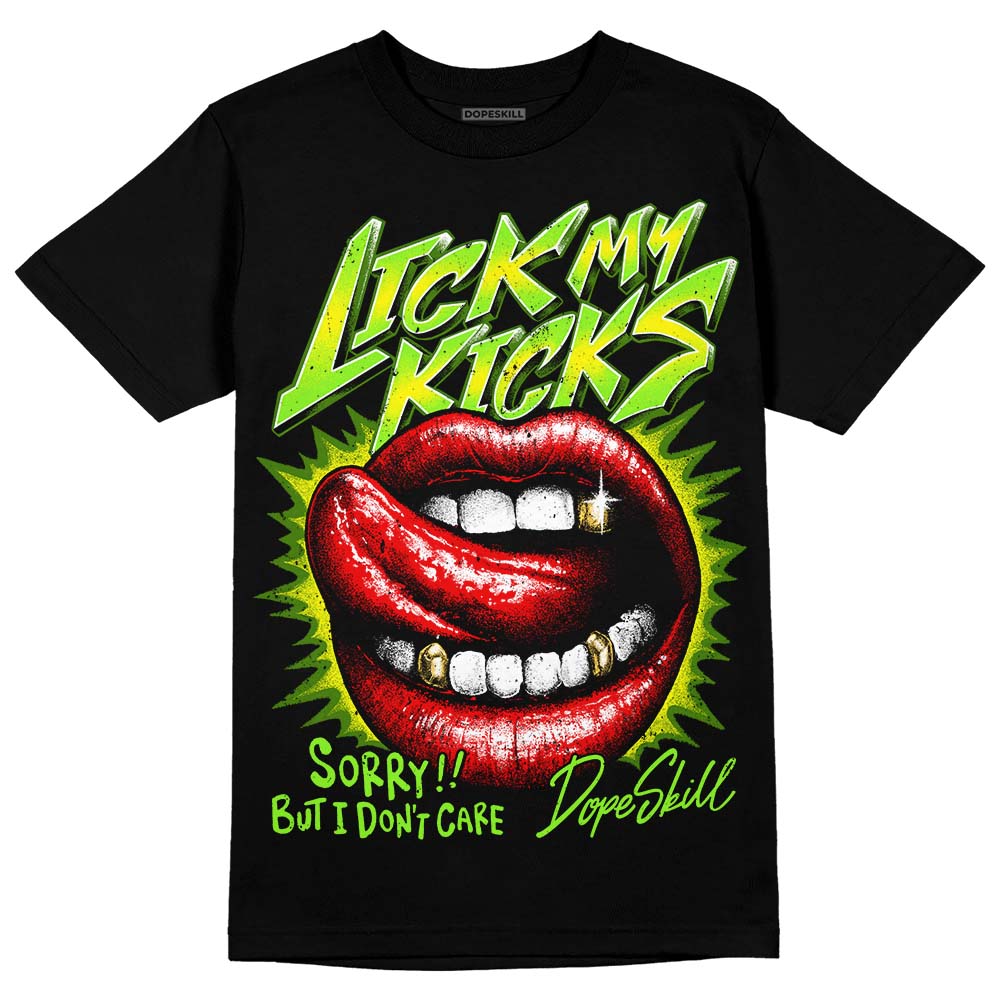 Neon Green Collection superstreetwear T-Shirt Lick My Kicks Graphic