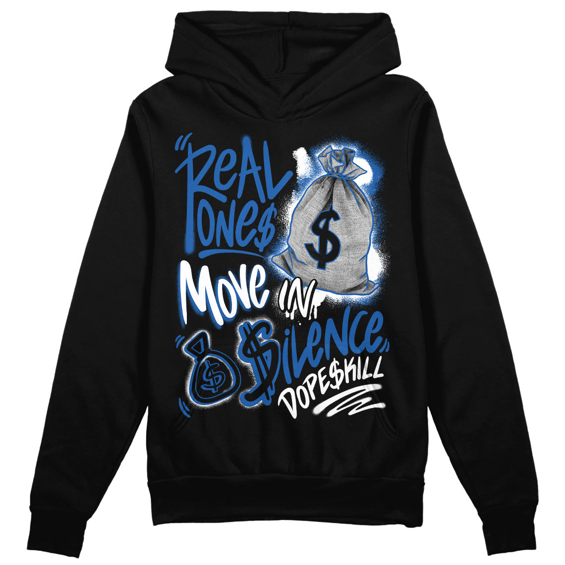 Space Jam 11s superstreetwear Hoodie Sweatshirt Real Ones Move In Silence Graphic