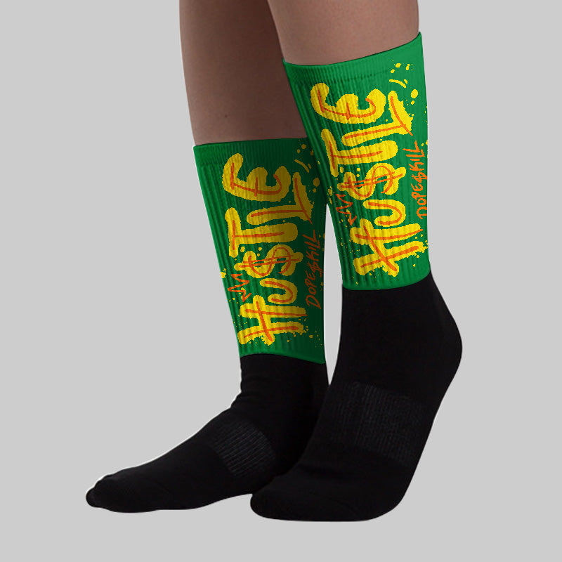 Dunk Reverse Brazil superstreetwear Sublimated Socks Hustle Graphic