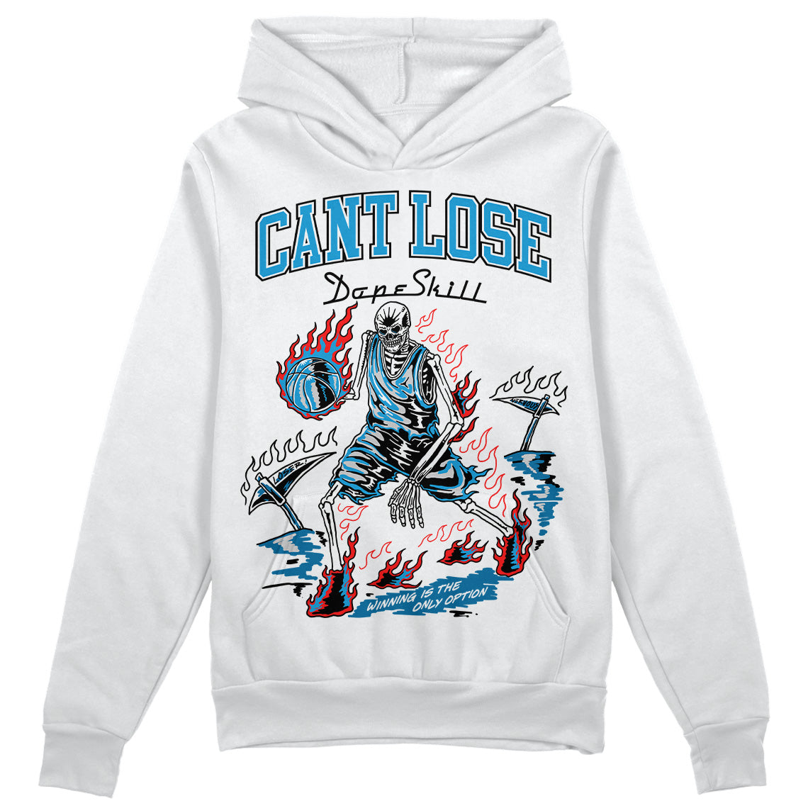 Military Blue 4s superstreetwear Hoodie Sweatshirt Cant Lose Graphic