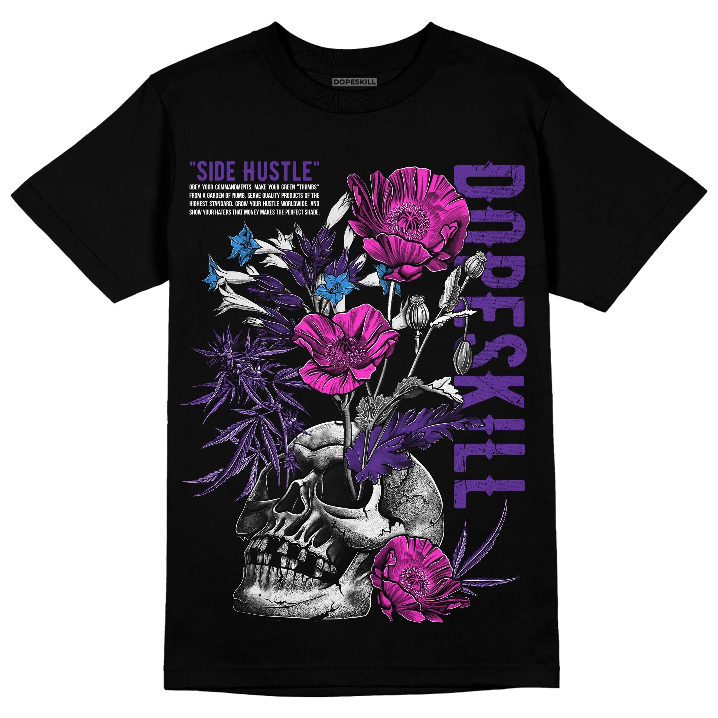 PURPLE Collection superstreetwear T-Shirt Side Hustle Graphic