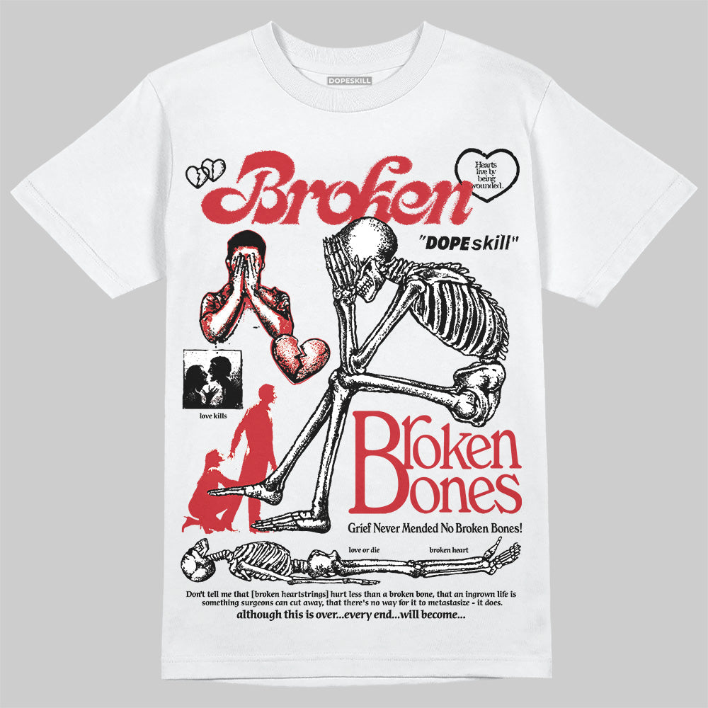 Bred 11s superstreetwear T-Shirt Broken Bones Graphic