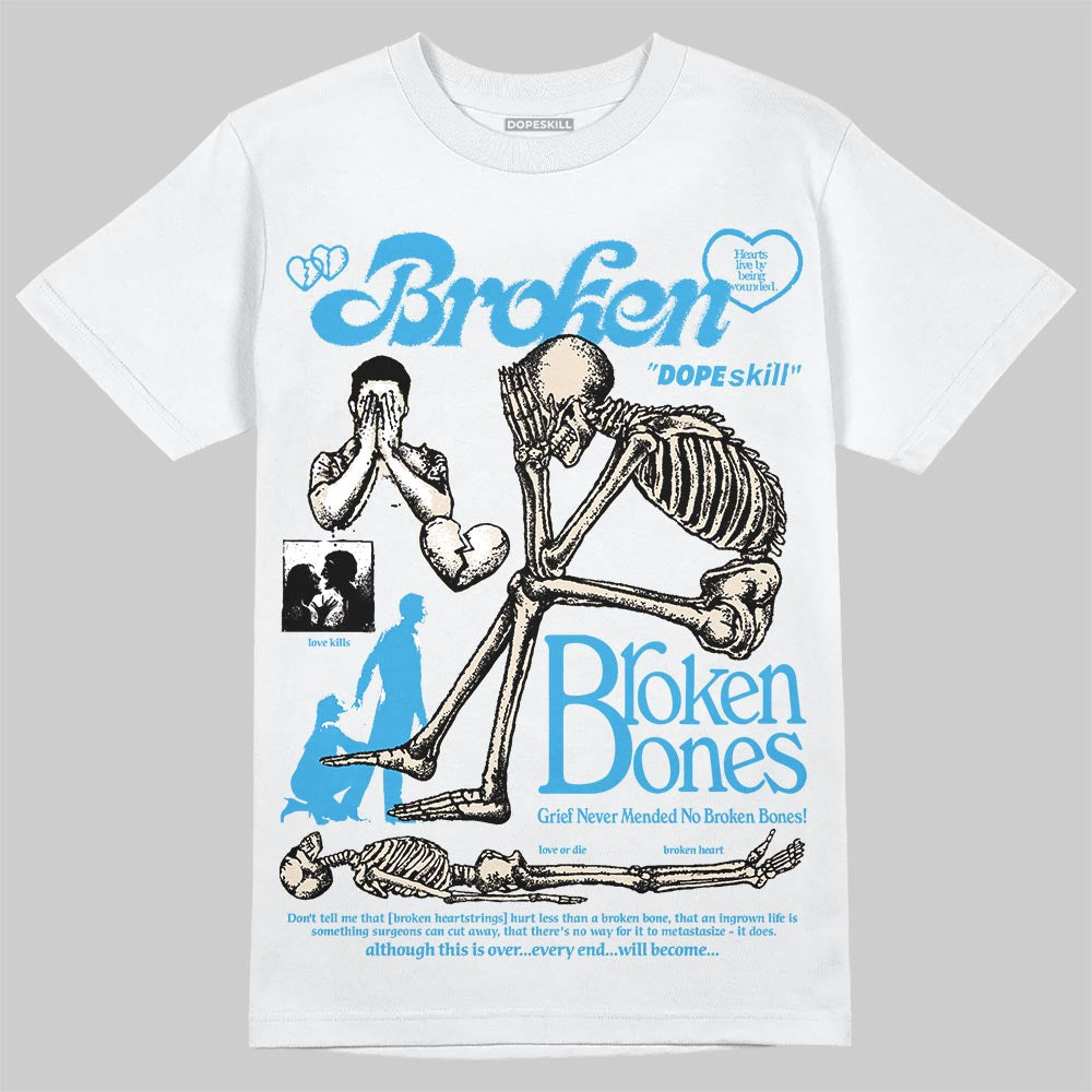 UNC Reimagined 1s superstreetwear T-Shirt Broken Bones Graphic