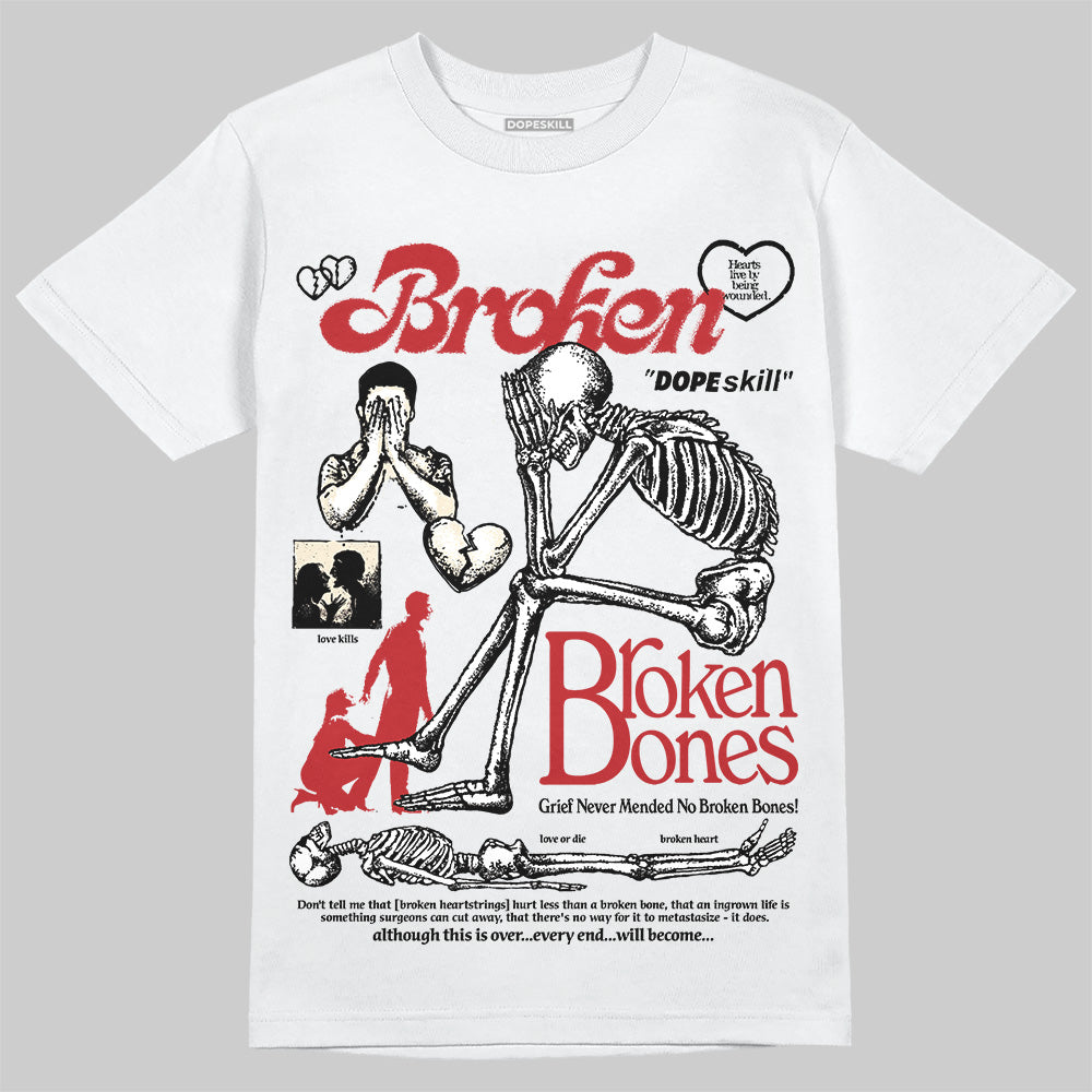 Black Toe Reimagined 1s superstreetwear T-Shirt Broken Bones Graphic