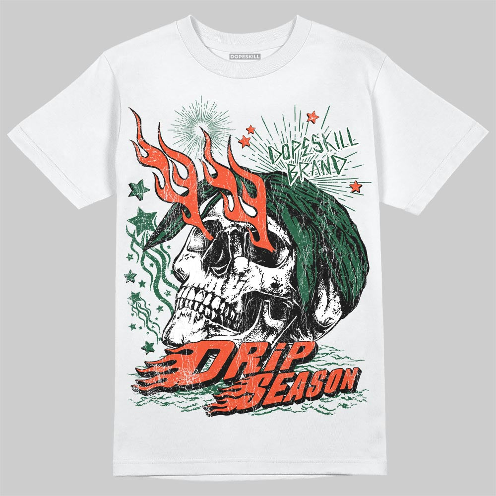 Dunk Team Dark Green Orange superstreetwear T-Shirt Drip Season Graphic